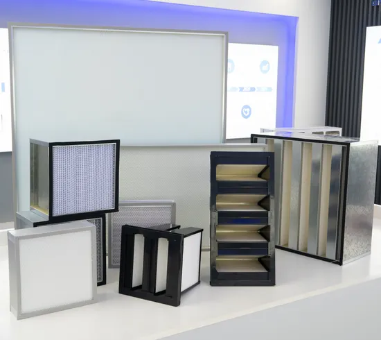 超微細ガラス繊維HEPAフィルターVバンクエアフィルターV